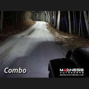 Jeep Wrangler JL LED Light Bar w/ Bracket - 50" - Amber Combo