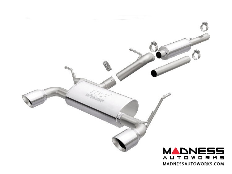 Jeep Wrangler JL Performance Exhaust System - Dual Exit Cat-Back - Stainless Steel - 3.6L