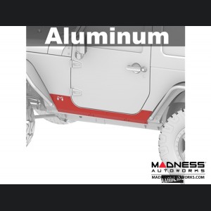 Jeep Wrangler JK Universal Aluminum Rocker ExoSkin - Pair - 2Door