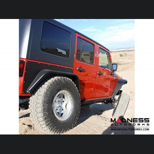 Jeep Wrangler JK Overline Hi-Clearance Dovetailed & Removable Rear Flare - Narrow Edition - Pair 