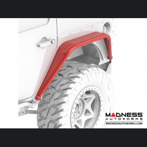 Jeep Wrangler JK Overline Hi-Clearance Dovetailed & Removable Rear Flare - Standard Edition - Pair 