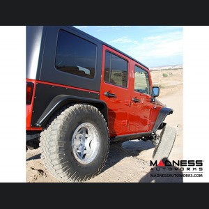 Jeep Wrangler JK Overline Hi-Clearance Dovetailed & Removable Rear Flare - Standard Edition - Pair 