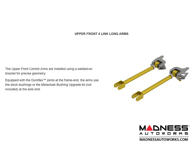 Jeep Wrangler JK 4-Link Long Arm Compound Suspension System - 4.5"/5.5" - 6Pak Edition 
