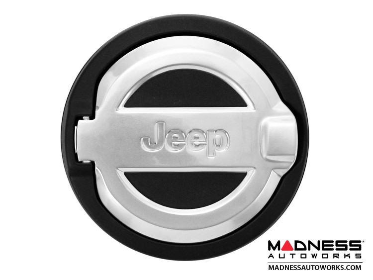 Jeep Wrangler JL Fuel Door - Cast Aluminum 