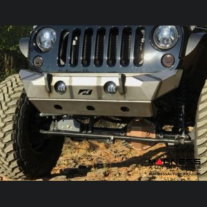 Jeep Wrangler JK Front Bumper Skid Plate - The Hammer 