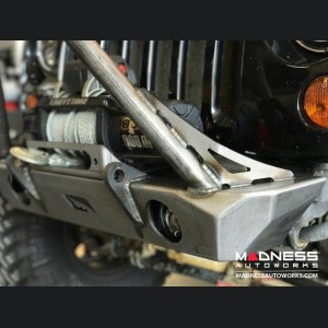 Jeep Wrangler JK Front Bumper - Hatchet Series w/ Stinger & Fog Lights 