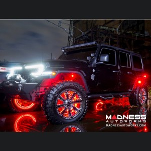 Jeep Wrangler JL Vector Series - Full LED Grille - Flat Black