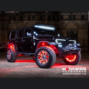 Jeep Wrangler JL Vector Series - Full LED Grille - Flat Black