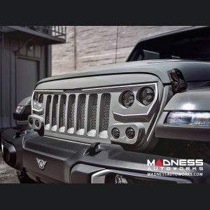 Jeep Wrangler JL Vector Series - Full LED Grille - PunkN Metallic
