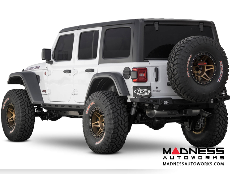 Jeep Wrangler JL 4 Door Rock Sliders with LED Lights by A.D.D ...