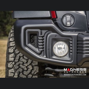 Jeep Wrangler JL Spartacus Front Bumper - Satin & Stamped Steel