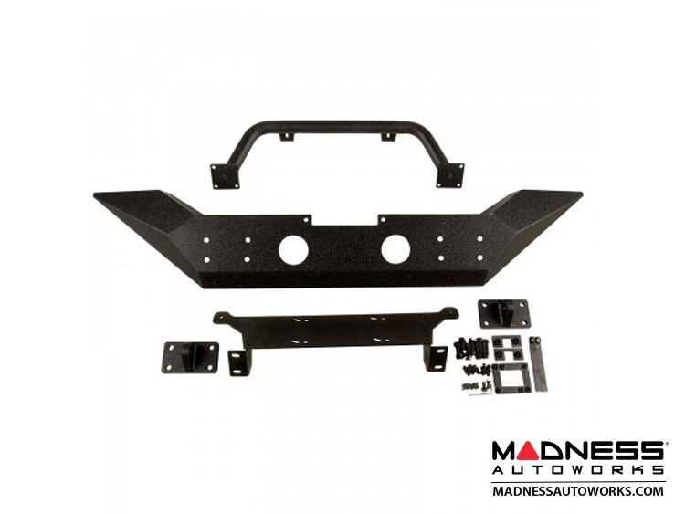 Jeep Wrangler JK Spartan Bumper High Clearance Ends w/Overrider - Front