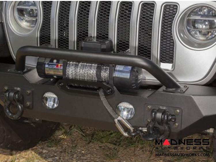 Jeep Wrangler JL Spartan Bumper Standard Ends w/Overrider - Front