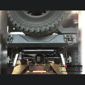 Jeep Wrangler JK Axle Back Exhaust System Kit - Black