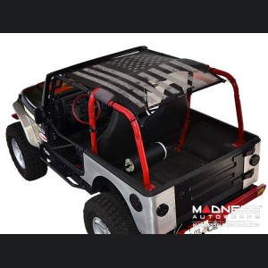 Jeep Wrangler TJ SW1 - Tactical Flag Distressed