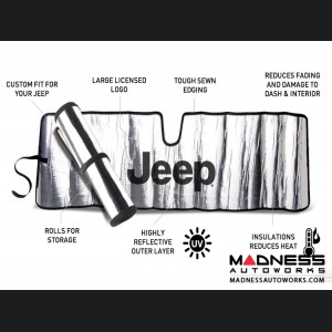 Jeep Wrangler JK Sun Shield - Metallic