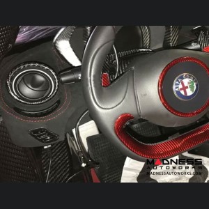 Alfa Romeo 4C Carbon Fiber Adjustment Button Control Frame