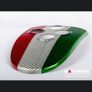 Alfa Romeo 4C Central MTA Control Cover - Carbon Fiber - Italian Theme