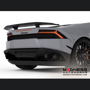 Lamborghini Huracan - Carbon Fiber Low Rear Wing/ Spoiler - Luethen Motorsport - LP 610-4 