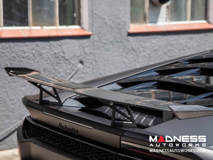 Lamborghini Huracan - Carbon Fiber Medium Rear Wing/ Spoiler - Luethen  Motorsport - LP 610-4