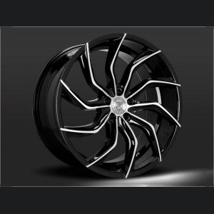 Custom Matisse Wheels by Lexani - Concave Series - Glossy Black with Machined Accents