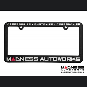 License Plate Frames - MADNESS Autoworks (2)