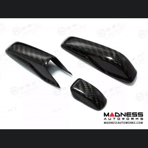 Maserati Quattroporte Carbon Fiber Key Fob Cover - Carbon Fiber