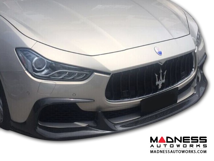 Maserati Ghibli Front Lip - Grand Touring - Carbon Fiber
