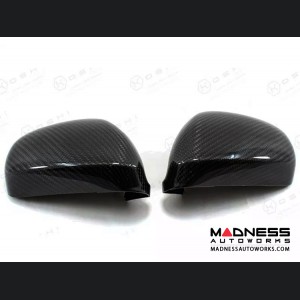 Maserati GranTurismo Cabrio Mirror Cover Kit - Carbon Fiber