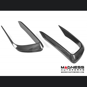 Maserati Levante S Sport Utility Front Bumper Canards - Carbon Fiber 