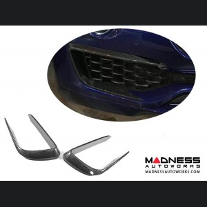 Maserati Levante S Sport Utility Front Bumper Canards - Carbon Fiber 