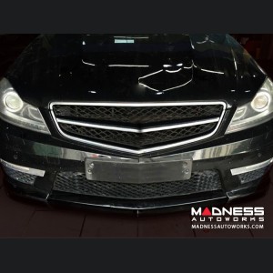 Mercedes-Benz W204 C63 AMG Front Bumper Lip - Carbon Fiber