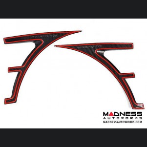 Mercedes-Benz CLA-Class AMG Front Canard Molding Trims - Carbon Fiber