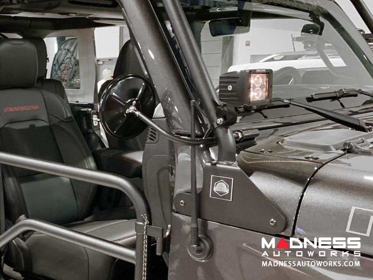 Jeep Wrangler JL Round Trail Mirror Kit - Pair
