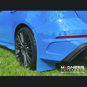 Ford Focus RS Mud Flaps by RallyFlapZ (4) - Nitrous Blue (2011 - 2017)