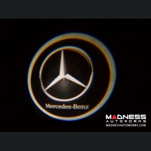 Puddle/ Welcome Lights (2) - Internal Mount Design - Mercedes Logo
