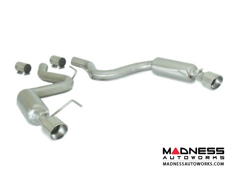 Ford Mustang EcoBoost Performance Exhaust by Ragazzon - Evo Line - Center Section w/ Sport Mufflers and Polished Tips