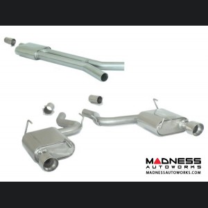 Ford Mustang EcoBoost Performance Exhaust by Ragazzon - Evo Line - Center Silencer w/ Mufflers and Polished Tips