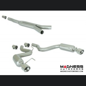 Ford Mustang EcoBoost Performance Exhaust by Ragazzon - Evo Line - Center Section w/ Sport Mufflers and Polished Tips