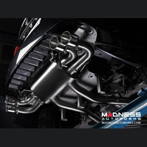 Alfa Romeo Giulia Performance Exhaust - 2.9L QV - Ragazzon - Evo Line - Axle Back - Dual Exit/ Quad Stainless Steel Tips