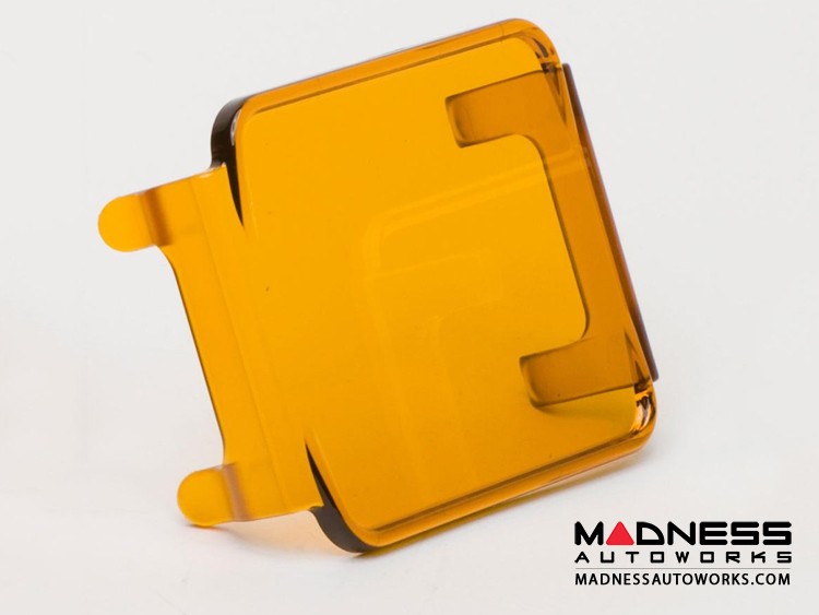 Polycarbonate Dually D2 Protective Cover by Rigid Industries - Amber