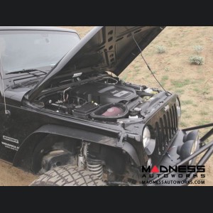 Jeep Wrangler JK Cold Air Intake - 3.6L V6 - Dry Extendable 