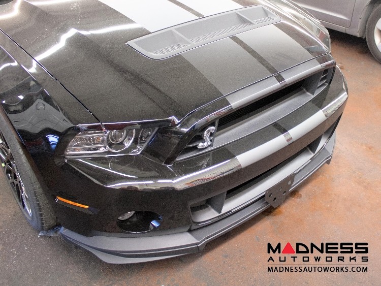 Ford Shelby Mustang License Plate Mount by Sto N Sho - w/ Chin Splitter (2013-2014)
