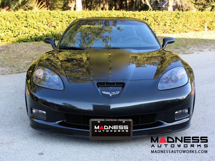 c6 corvette front plate mount