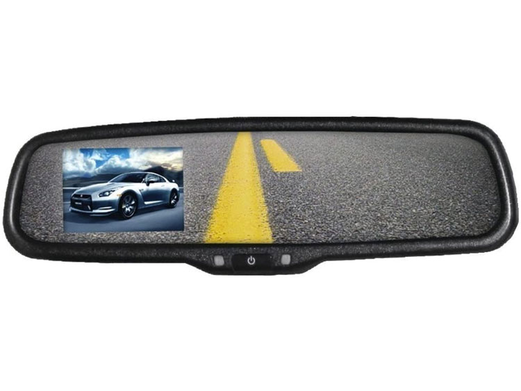 SecurView Replacement Rear View Mirror with 3.5" LCD Screen MADNESS