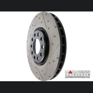Chrysler 200 Performance Brake Rotor - StopTech - Drilled and Slotted - Front Right