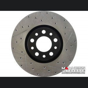 Jeep Compass Performance Brake Rotor - StopTech - Drilled and Slotted - Front Left