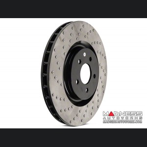 Jeep Renegade Performance Brake Rotor - Drilled and Vented - Front Left