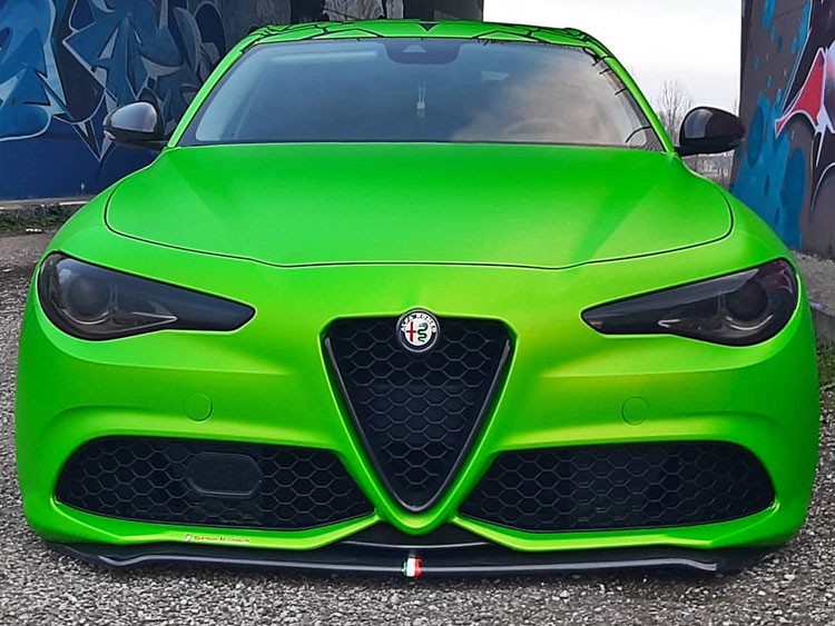 Alfa Romeo Giulia Front Spoiler - Carbon Fiber - Italia Style - Stile Italia - Sport/ Ti/ Veloce - V3