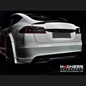 Tesla Model S Rear Bumper Diffuser - Carbon Fiber 
